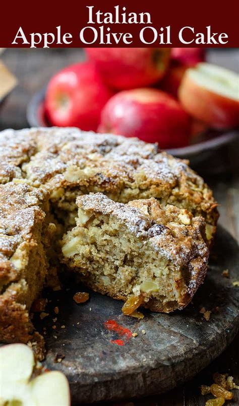 Italian Apple Olive Oil Cake (w/ Video) .